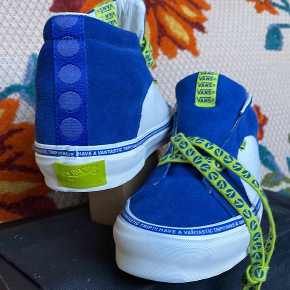 Vans The Snake Trail Lx Suede/Canvas True Blue/Marshmallow Men’s sneakers - Picture 2 of 16